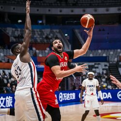 Prancūzija - Iranas rungtynių akimirka | FIBA nuotr. 3