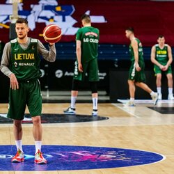 Lietuvos krepšinio rinktinės treniruotė | Žygimanto Vingelio nuotr. 3
