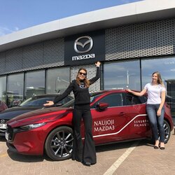 „Mazda Red Dot Team“ komanda ralyje derins grožį su sportu | Organizatorių nuotr. 2