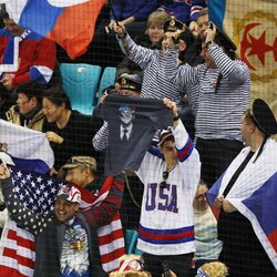 Olimpinių atletų iš Rusijos ir JAV rinktinių rungtynės | Scanpix nuotr. 4