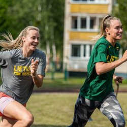 Moterų rinktinė pradėjo pasiruošimo stovyklą Druskininkuose | Lino Žemgulio nuotr. 2