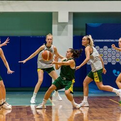 Lietuvos moterų krepšinio rinktinės tarpusavio rungtynės | Lino Žemgulio nuotr. 4