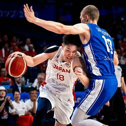 Suomija - Japonija rungtynių akimirka | FIBA nuotr. 1