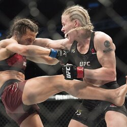 Joannos Jedrzejczyk ir Valentinos Ševčenkos kovos akimirka | Scanpix nuotr. 4