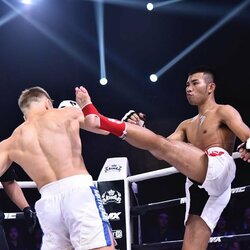 Deivido Danylos kova su tailandiečiu | Organizatorių nuotr. 2