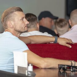 UEFA Čempionų lygos burtų traukimo ceremonijos stebėjimas Marijampolėje | Vytauto Kuralavičiaus nuotr. 2