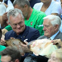 Gitanas Nausėda ir Valdas Adamkus Mariaus Vizbaro / BNS foto nuotr. 2