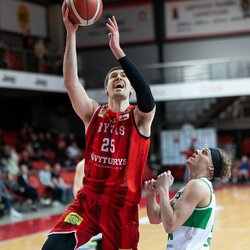 „Rytas“ – „Dzūkija“ rungtynių akimirka | Luko Balandžio / BNS foto nuotr. 6