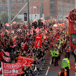 „Liverpool“ gerbėjai pasitiko Čempionų lygos laimėtojus | Scanpix nuotr. 6