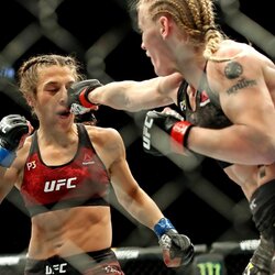 Joannos Jedrzejczyk ir Valentinos Ševčenkos kovos akimirka | Scanpix nuotr. 1