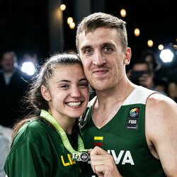 Marijaus Užupio ir Martynos Petrėnaitės piršlybos | FIBA nuotr. 1