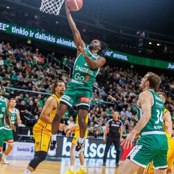 „Žalgiris“ - „Šiauliai“ rungtynių akimirka | Eriko Ovčarenko / BNS foto nuotr. 1