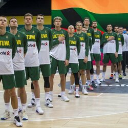 Lietuvių ir čekų rungtynės | Roko Lukoševičiaus/BNS Foto nuotr. 3