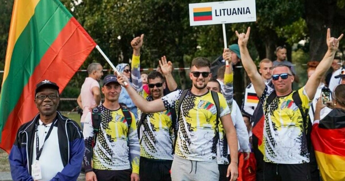 I paracadutisti lituani hanno conquistato il 7° posto ai Campionati Europei