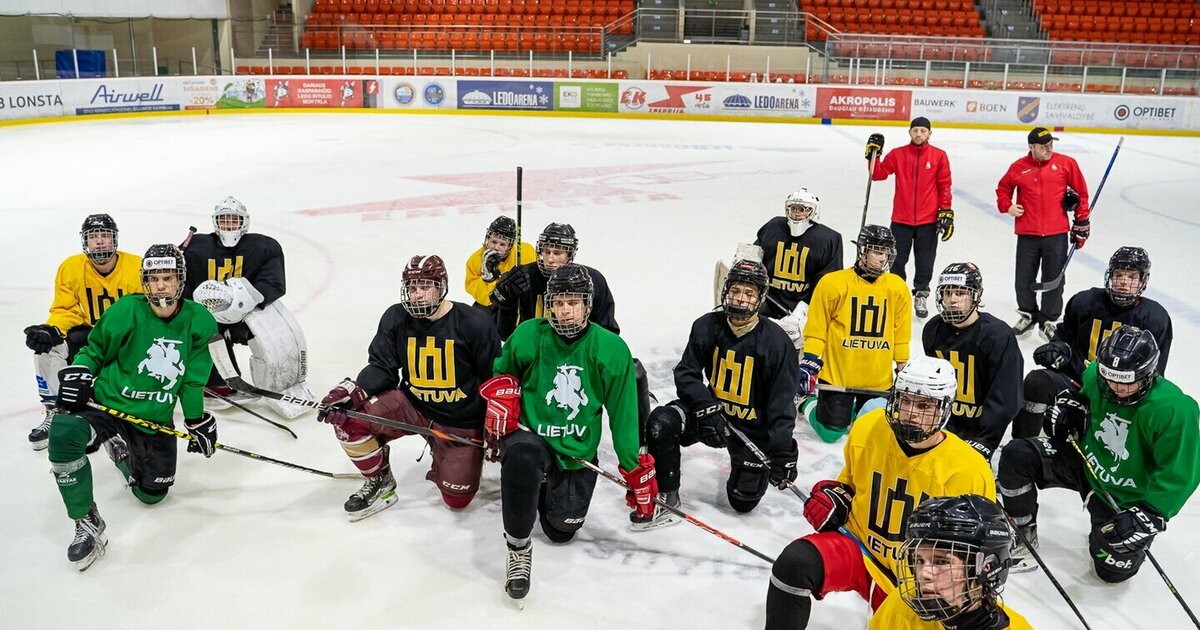 La squadra lituana di hockey su ghiaccio Under 16 parteciperà al torneo internazionale in Italia