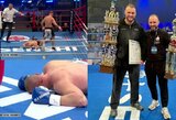 Varžovas krito veidu žemyn: Mantas Rimdeika Bulgarijoje sukūrė geriausią vakaro nokautą