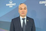 Balčiūnas pakomentavo 2029 m. Europos krepšinio čempionato išrinktas vietas: „Šis sprendimas mus dar labiau priartino prie čempionato atvedimo į Lietuvą“