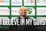 Željko Sopičius prieš UEFA Čempionų lygos atrankos pradžią: „Tikiu savo vyrukais“