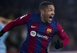 „Barcelona“ pergalę išplėšė po minutės nuo pasirodymo aikštėje įvartį pelnęs naujokas