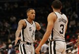 „Spurs“ ir „Wizards“ mūšyje – du pratęsimai ir per 300 taškų