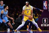 A.Daviso vedama „Lakers“ Vakaruose pakilo į devintąją vietą