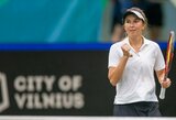 Į aukšto lygio turnyrą atvykusi J.Mikulskytė papildė WTA vienetų reitingo taškų kraitį