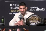 I.Topuria apie „laukinių smūgių“ muštynes su M.Holloway: „Jei jis nuspręs to nedaryti, man tiks ir tai. Aš vis tiek surasiu kitą būdą jį pribaigti ir nukirsti jam galvą“