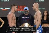 „Bellator 268“ ceremoniniai svėrimai: J.Anglickas ir V.Nemkovas paskutinį kartą prieš kovą stojo į akistatą