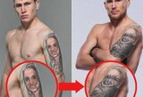 Naujoji D.Tillo tatuiruotė prajuokino gerbėjus: buvusios merginos atvaizdą pabandė pakeisti į gorilą