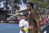 „Dar nebuvau to matęs“: „Australian Open“ – italo sprintas į tualetą ir Baezo pergalė prieš gerokai aukštesnį varžovą