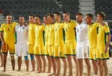 Lietuvos paplūdimio futbolo rinktinė – Europos čempionato B diviziono nugalėtoja!