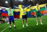 Beprotiška: D.Stahlis atliko geriausią metimą pasaulio čempionato istorijoje, Mykolui Aleknai – bronza