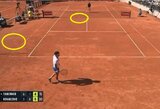 Romoje – kontroversiško teisėjo sprendimo „paskandintas“ Kovačevičius ir Fognini atsisveikinimas