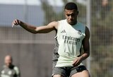 Kylianas Mbappe išleistas iš ligoninės ir sugrįžo į „Real“ treniruočių bazę