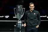 Paskutinį kartą kortuose: su teniso pasauliu R.Federeris atsisveikins jau šį savaitgalį vyksiančios Laverio taurės metu