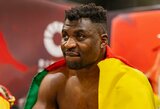 F.Ngannou sugrįžti į MMA narvą motyvavo jo miręs sūnus: „Už Kobe“