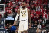 Jameso „dovanėlė“ komandos draugui – kreidos milteliai į veidą