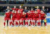 Lietuvos futsalo rinktinės pasirodymas baigtas skaudžiu pralaimėjimu brazilams