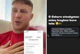 Krilavičius prakalbo apie Buinicko žmonos konfiskuotus pinigus ir nesilaikytą susitarimą, tačiau pats paaukojo paramos fondui