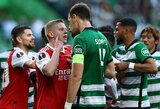 Europos lygos aštuntfinalis: „Arsenal“ susitikimą svečiuose baigė rezultatyviomis lygiosiomis su „Sporting“