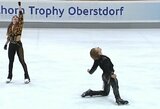 S.Ambrulevičius ir A.Reed dailiojo čiuožimo varžybose Vokietijoje užima antrą vietą
