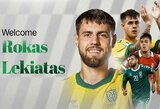 „Kauno Žalgirį“ papildė Lietuvos rinktinės gynėjas Rokas Lekiatas