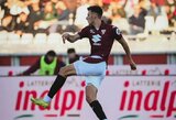 Gineitis žaidė startinėje „Torino“ sudėtyje, vartininkai Italijoje išsaugojo „sausus“ vartus