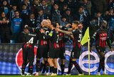 „Napoli“ 93-ąją minutę pelnė išlyginamąjį įvartį, tačiau į Čempionų lygos pusfinalį bilietą iškovojo „AC Milan“