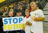 „Dinamo“ labdaringose rungtynėse įveikė „Borussią“, broliai Surkisai pareikalavo sustabdyti V.Putiną