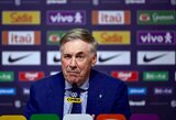 Neymaras lieka už borto: Carlo Ancelottis paskelbė Brazilijos rinktinės sudėtį