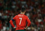 Cristiano Ronaldo praleis Portugalijos rinktinės rungtynes su Meksika ir JAV