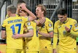 Kovingumą parodę ukrainiečiai pačiupo bilietą į EURO24