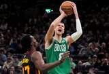 K.Porzingis vedė Bostoną į pergalę