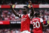 Dvejopi jausmai „Arsenal“ stovykoje: šventė įspūdingą pergalę, bet dėl traumų netekų dviejų lyderių